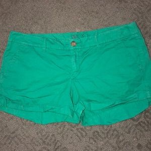 American Eagle Teal Green shorts